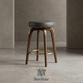 Buvifute™ Modern Walnut Bar Stool