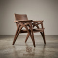 Buvifute™ Artisan Walnut Lounge Chair