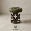 Buvifute™ Olive Luxe Accent Stool